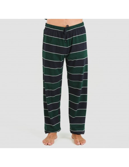 Pigiama lungo uomo cotone Lorenzo verde Pigiama lungo uomo cotone Lorenzo verde