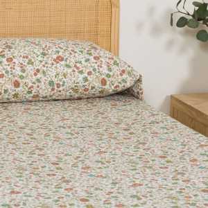 Set di lenzuola cotone Daniela marrone