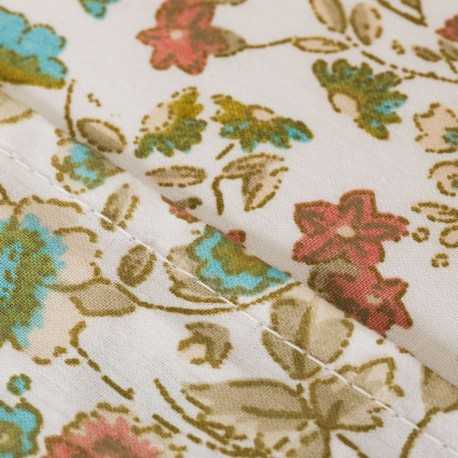 Set di lenzuola cotone Daniela marrone