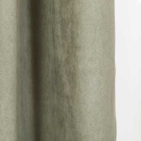 Tenda in pelle scamosciata tinta unita