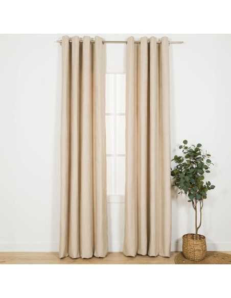 Tenda in pelle scamosciata tinta unita Tenda in pelle scamosciata tinta unita