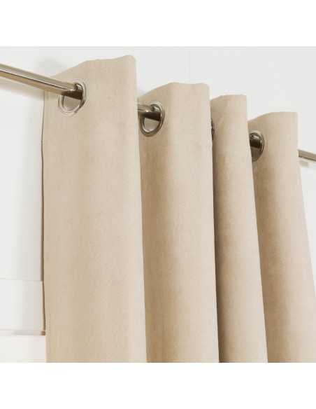 Tenda in pelle scamosciata tinta unita Tenda in pelle scamosciata tinta unita