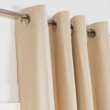 Tenda velluto cotone tinta unita