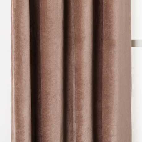 Tenda velluto cotone tinta unita