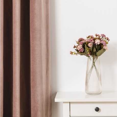 Tenda velluto cotone tinta unita