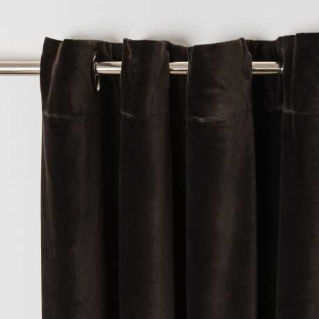 Tenda velluto cotone tinta unita