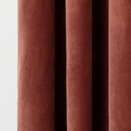 Tenda velluto cotone tinta unita