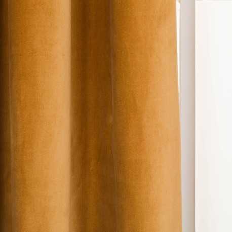 Tenda velluto cotone tinta unita