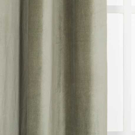 Tenda velluto cotone tinta unita