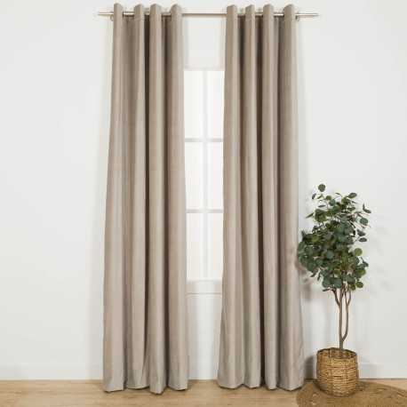 Tenda velluto cotone tinta unita