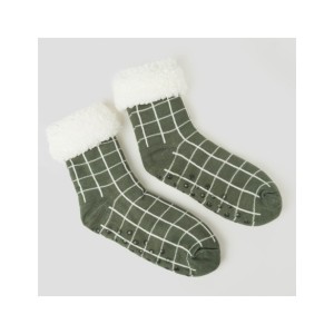 Calzini uomo Cuadro Pruden verde militare 2