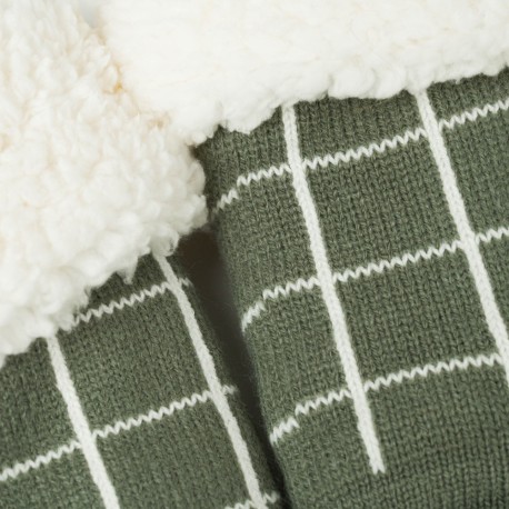 Calzini uomo Cuadro Pruden verde militare