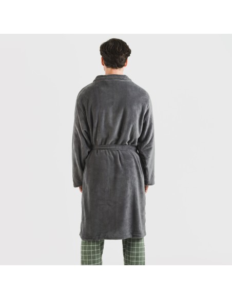 Vestaglia pile coral tinta unita Vestaglia pile coral tinta unita