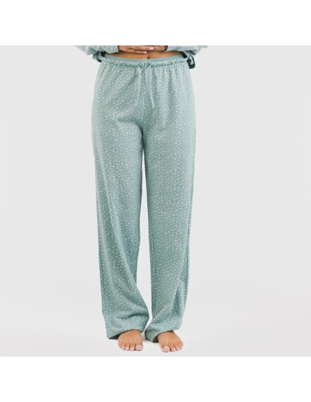 Pigiama lungo cotone Anita indaco Pigiama lungo cotone Anita indaco