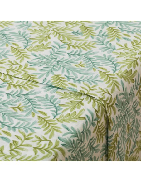 Set di lenzuola cotone Zafra verde