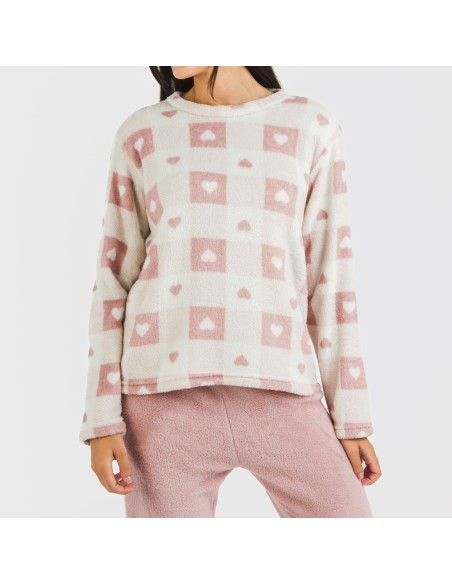 Pigiama pile coral Aurora rosa Pigiama pile coral Aurora rosa