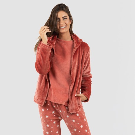 Felpa velluto coral