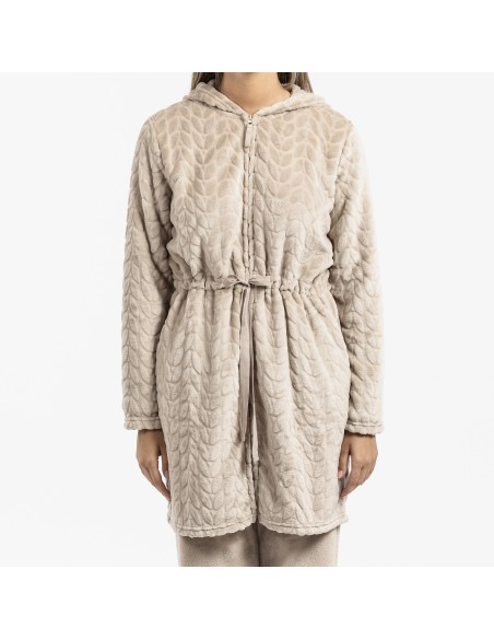 Vestaglia velluto con cappuccio Devore