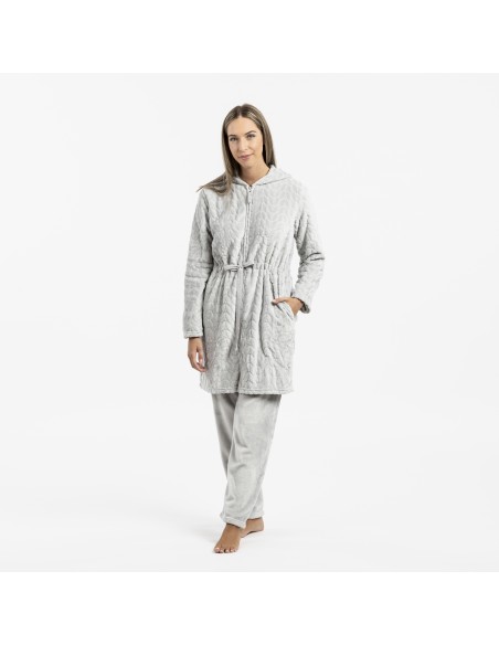 Vestaglia velluto con cappuccio Devore