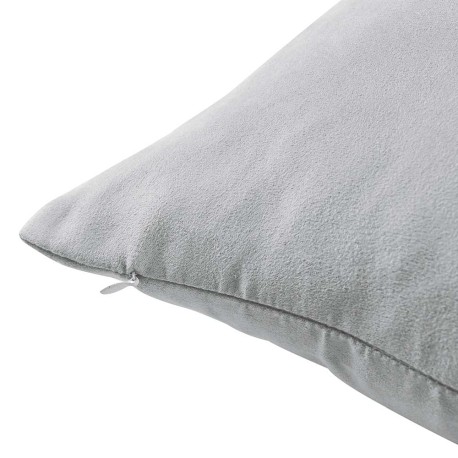 Cuscino quadrato scamosciato - federa + imbottitura