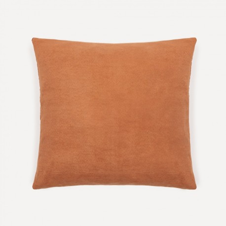 Cuscino quadrato scamosciato - federa + imbottitura