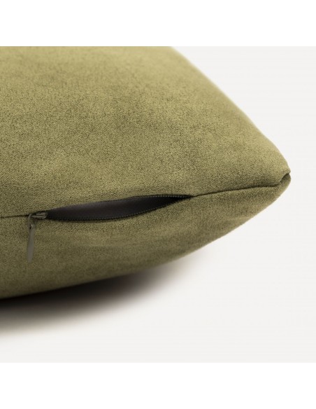 Cuscino quadrato scamosciato - federa + imbottitura Cuscino quadrato scamosciato - federa + imbottitura