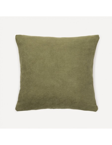 Cuscino quadrato scamosciato - federa + imbottitura Cuscino quadrato scamosciato - federa + imbottitura