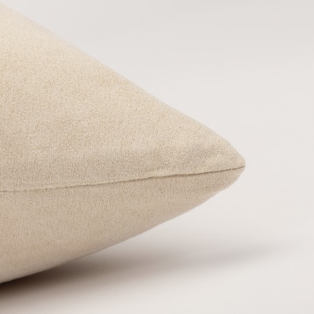 Cuscino quadrato scamosciato - federa + imbottitura