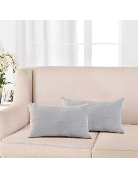 Cuscino rettangolare scamosciato 30x50 - federa + imbottitura Cuscino rettangolare scamosciato 30x50 - federa + imbottitura