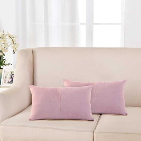 Cuscino rettangolare scamosciato 30x50 - federa + imbottitura