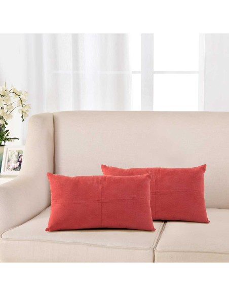 Cuscino rettangolare scamosciato 30x50 - federa + imbottitura Cuscino rettangolare scamosciato 30x50 - federa + imbottitura