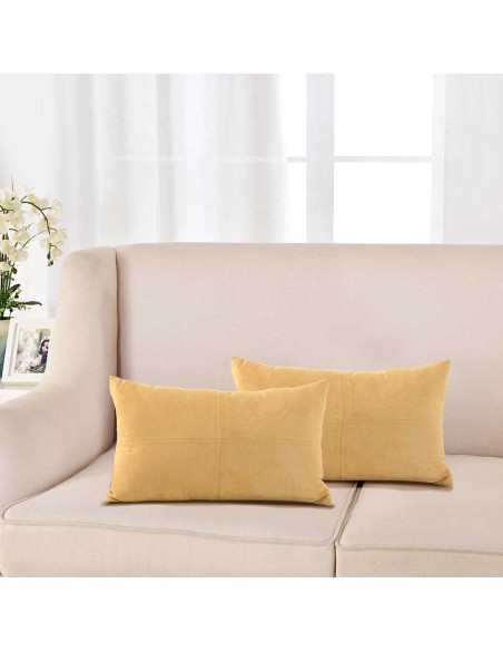 Cuscino rettangolare scamosciato 30x50 - federa + imbottitura Cuscino rettangolare scamosciato 30x50 - federa + imbottitura