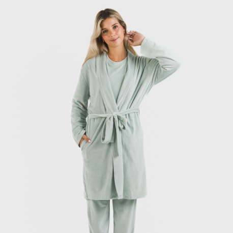 Vestaglia Velvet tinta unita