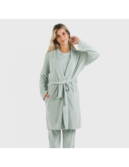 Vestaglia Velvet tinta unita