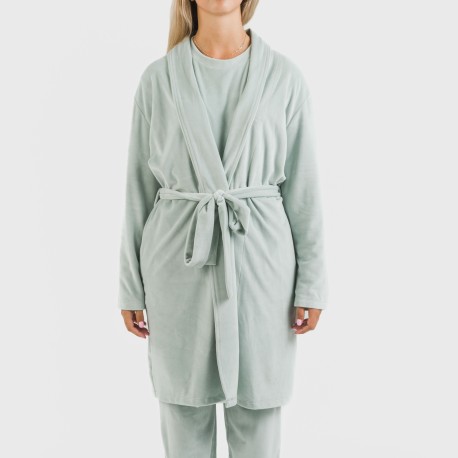 Vestaglia Velvet tinta unita