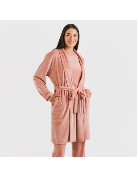 Vestaglia Velvet tinta unita