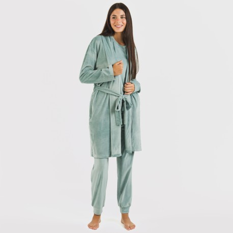 Vestaglia Velvet tinta unita