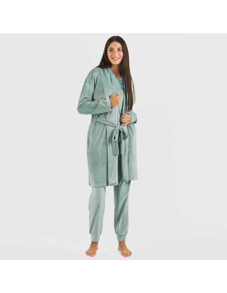 Vestaglia Velvet tinta unita