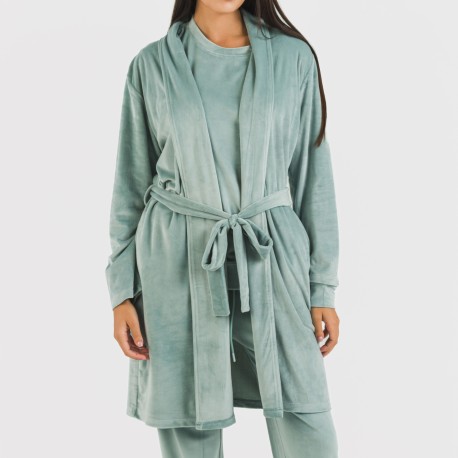 Vestaglia Velvet tinta unita