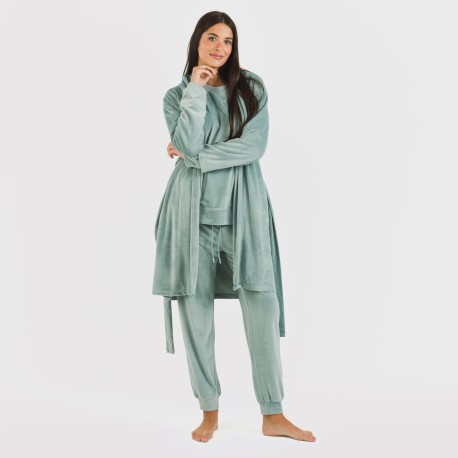 Vestaglia Velvet tinta unita