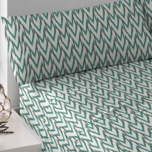 Set di lenzuola cotone Alfa blu