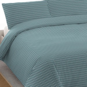 Copripiumino cotone Draft verde menta