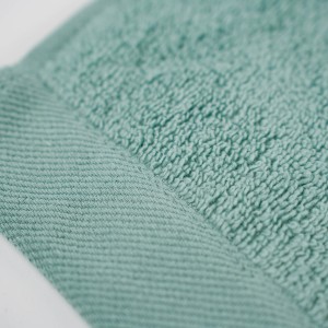 Asciugamano 400gr doppia spugna verde tiffany 2