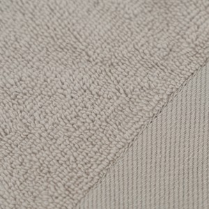 Asciugamano 400gr doppia spugna grigio perla 2