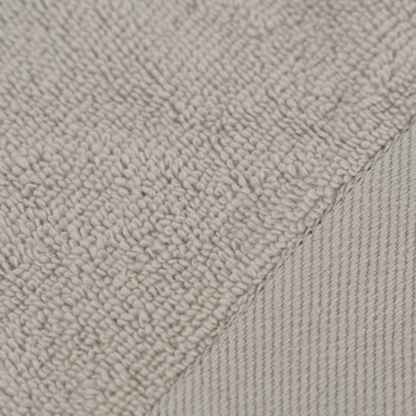 Asciugamano 400gr doppia spugna grigio perla