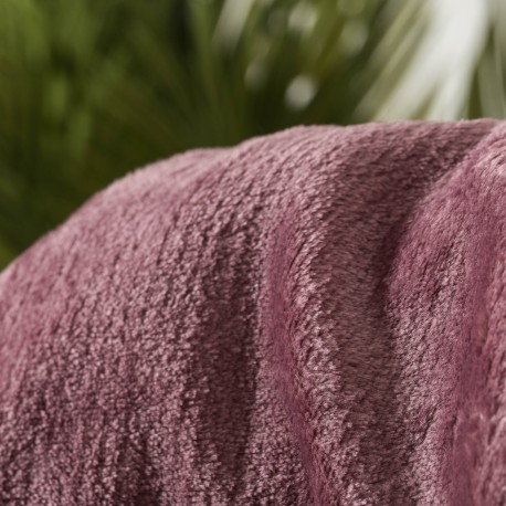 Coperta velluto tinta unita