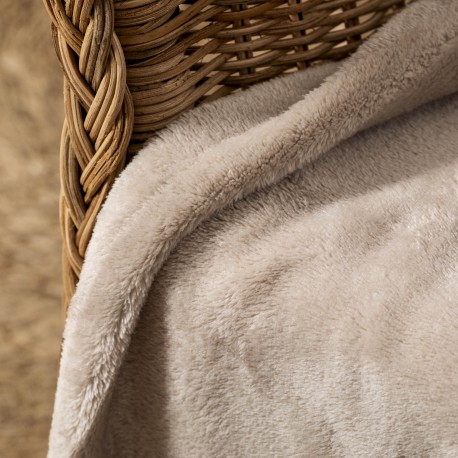 Coperta velluto tinta unita