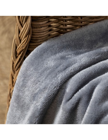 Coperta velluto tinta unita