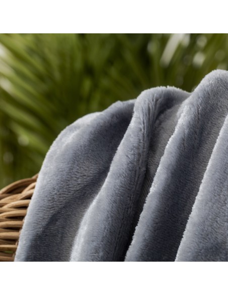 Coperta velluto tinta unita