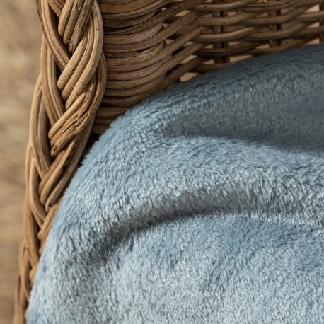 Coperta velluto tinta unita